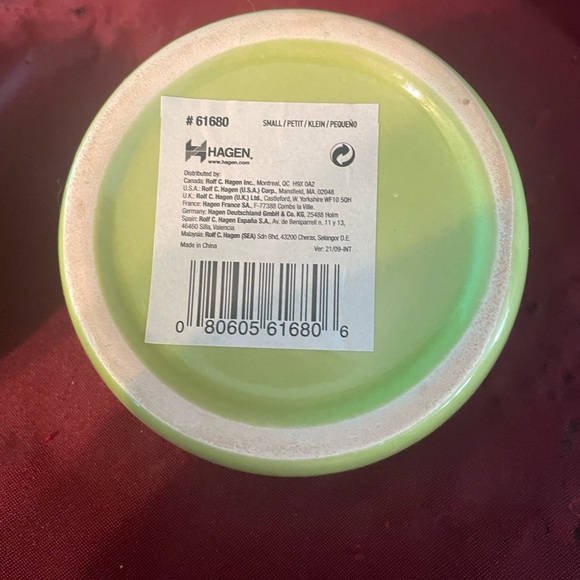 Slant Rim Guinea Pig Food Bowls - Picture 4 of 5